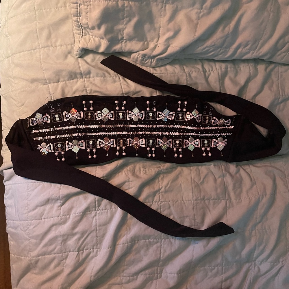 Victorias Secret Embroidered Bikini Top